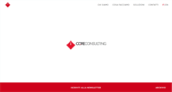 Desktop Screenshot of coreconsulting.it